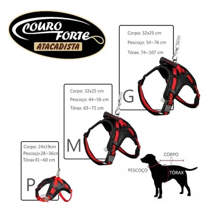 Coleira Peitoral Cachorro