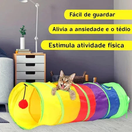 Brinquedo Túnel Para Gatos