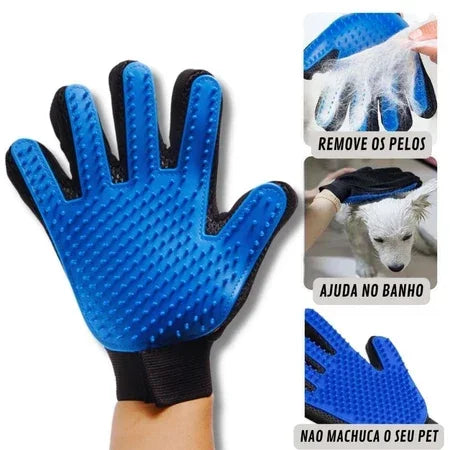 Luva Pet Tira Pelos