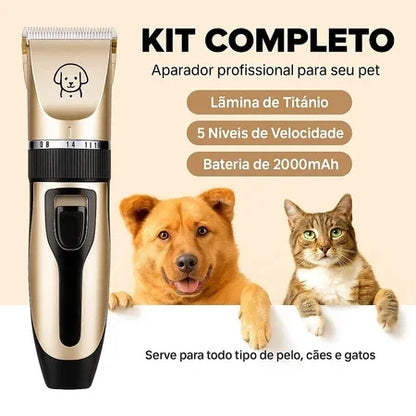 Kit Maquina De Tosar Pet