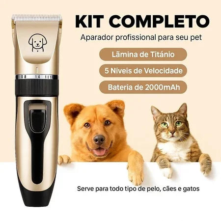 Kit Maquina De Tosar Pet